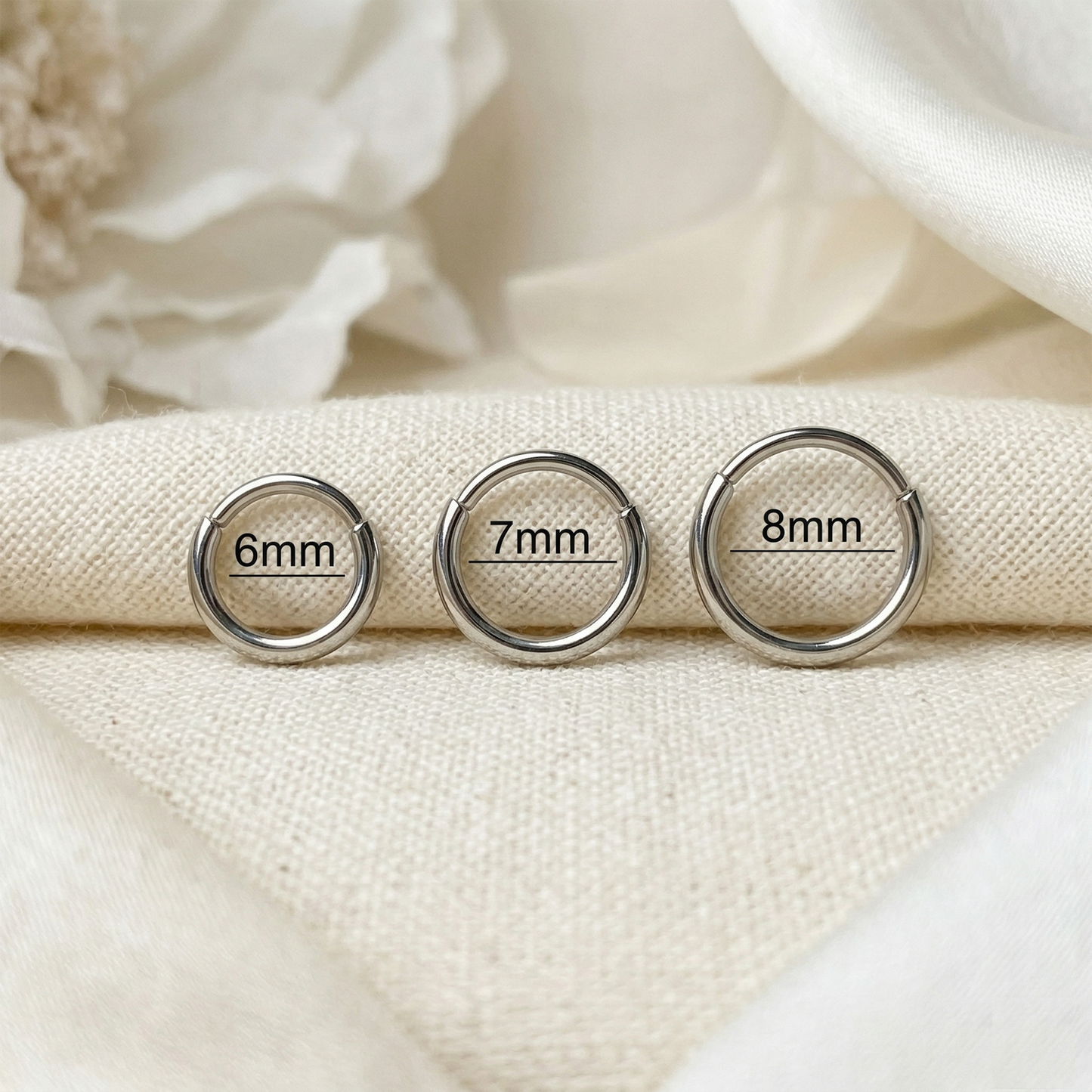 Titanium Hinged Segment Ring Dome 20G
