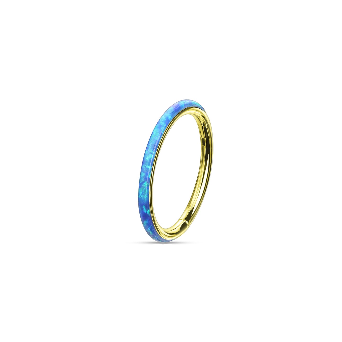 ✨ 16G Opal Hinged Clicker Hoop