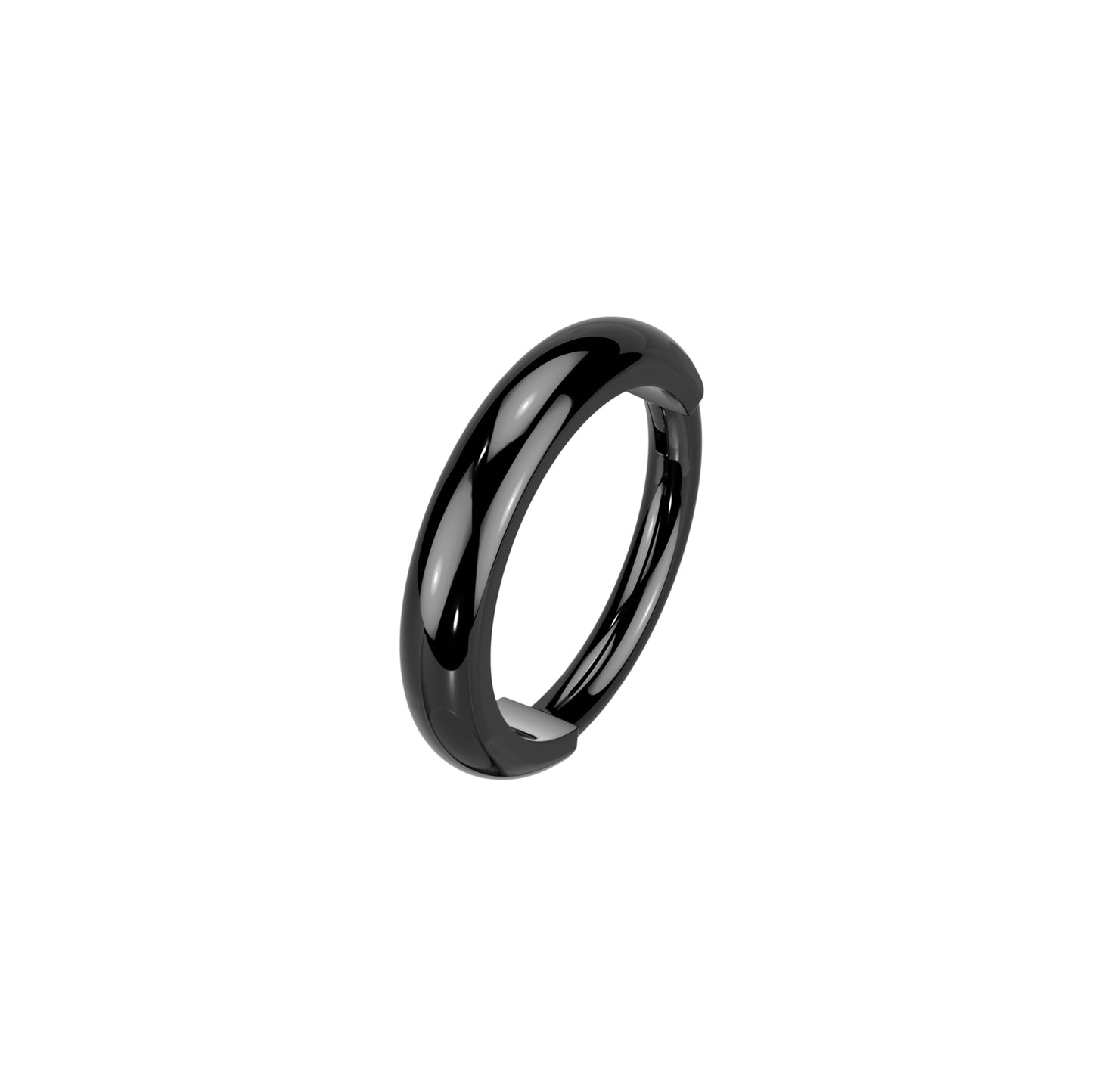 ✨ Titanium Hinged Segment Ring with 2mm Dome Surface 20G