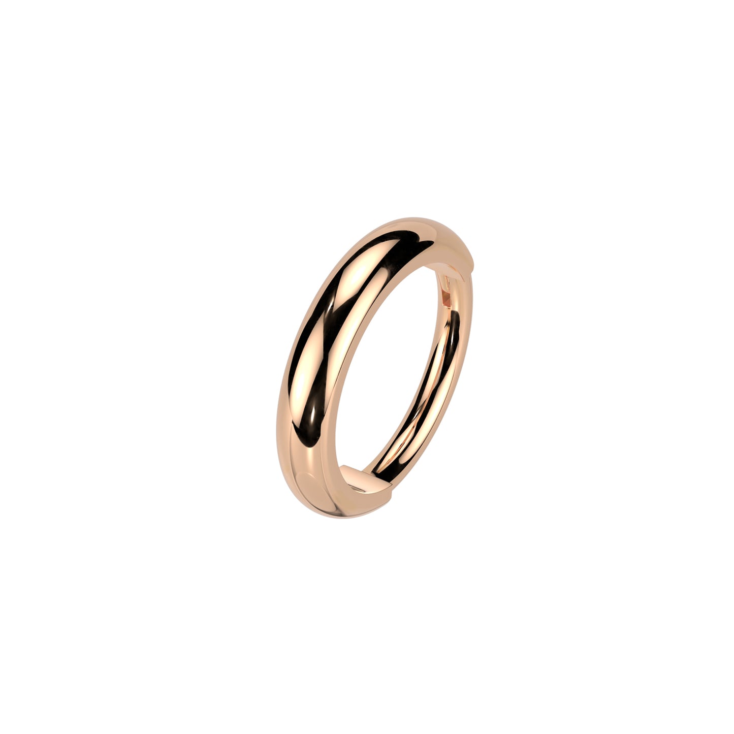 ✨ Titanium Hinged Segment Ring with 2mm Dome Surface 20G