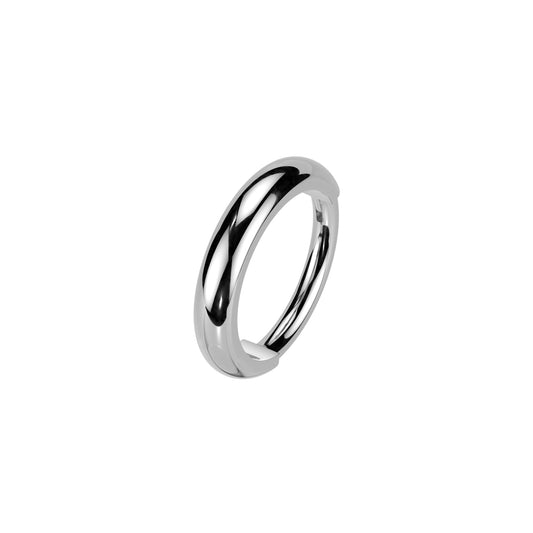 ✨ Titanium Hinged Segment Ring with 2mm Dome Surface 20G