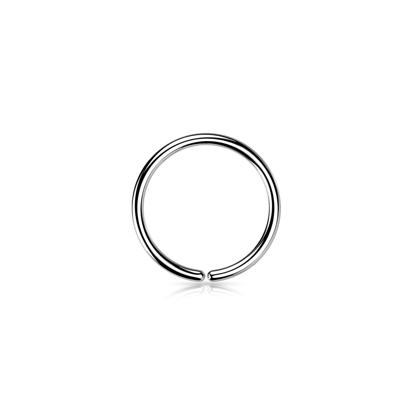 ✨ Bendable Hoop Rings with Rounded Ends