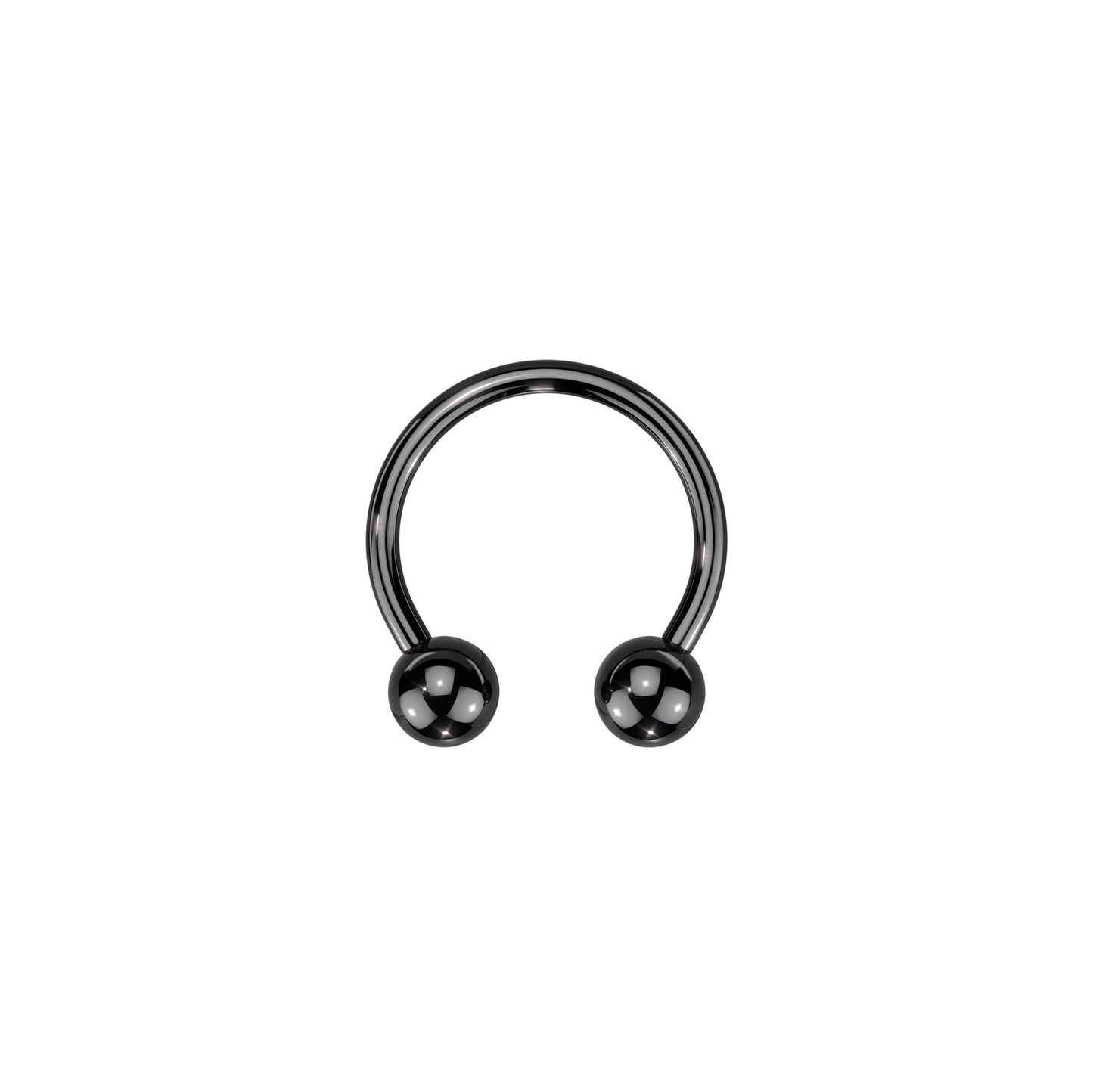 ✨ Titanium Horseshoe Circular Barbells 16G 8mm