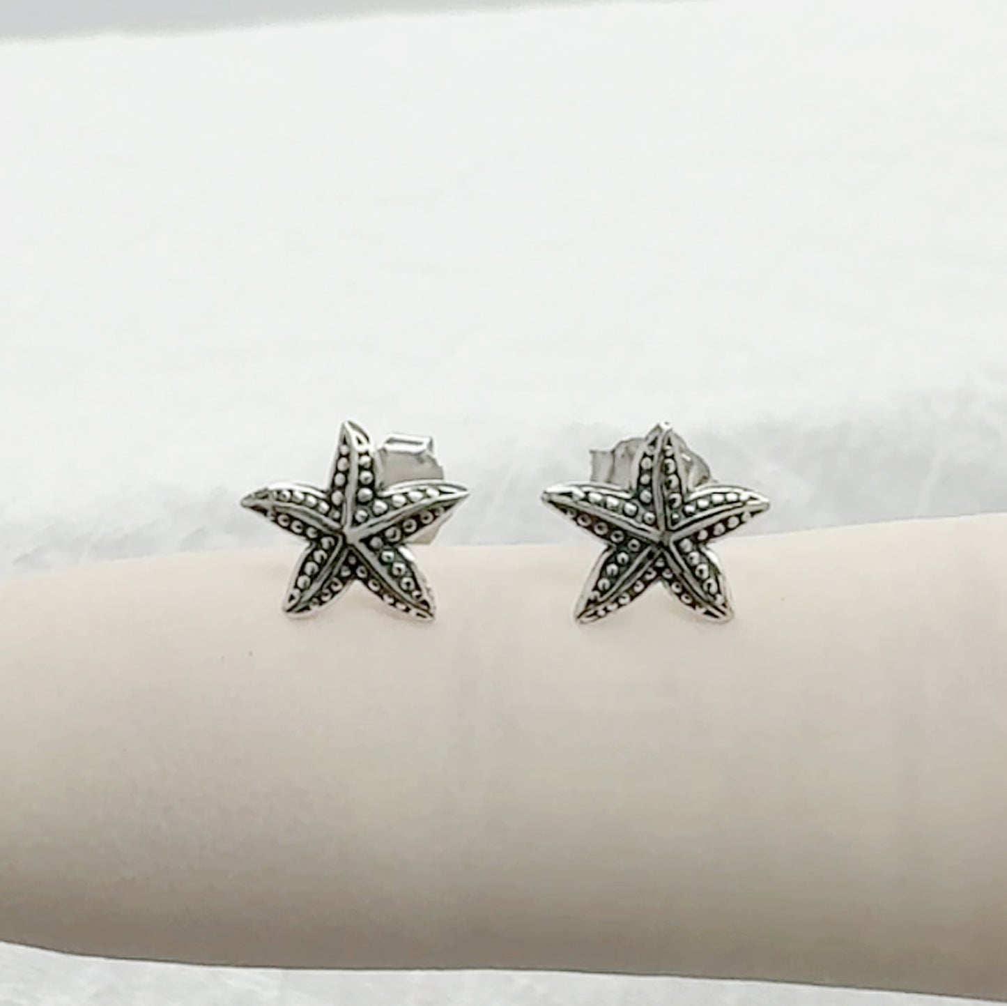 ✨ 925 Silver Starfish Stud Earrings