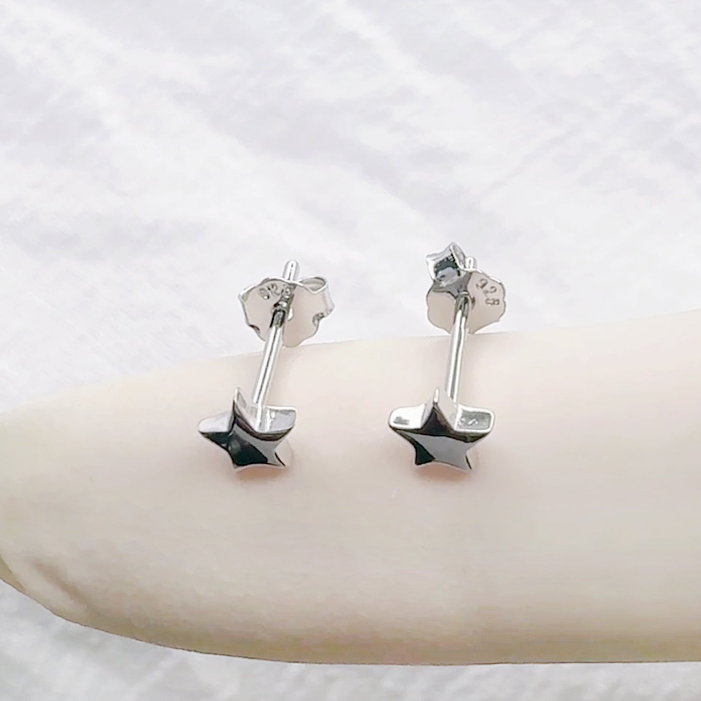 ✨ 925 Silver Star Stud Earrings