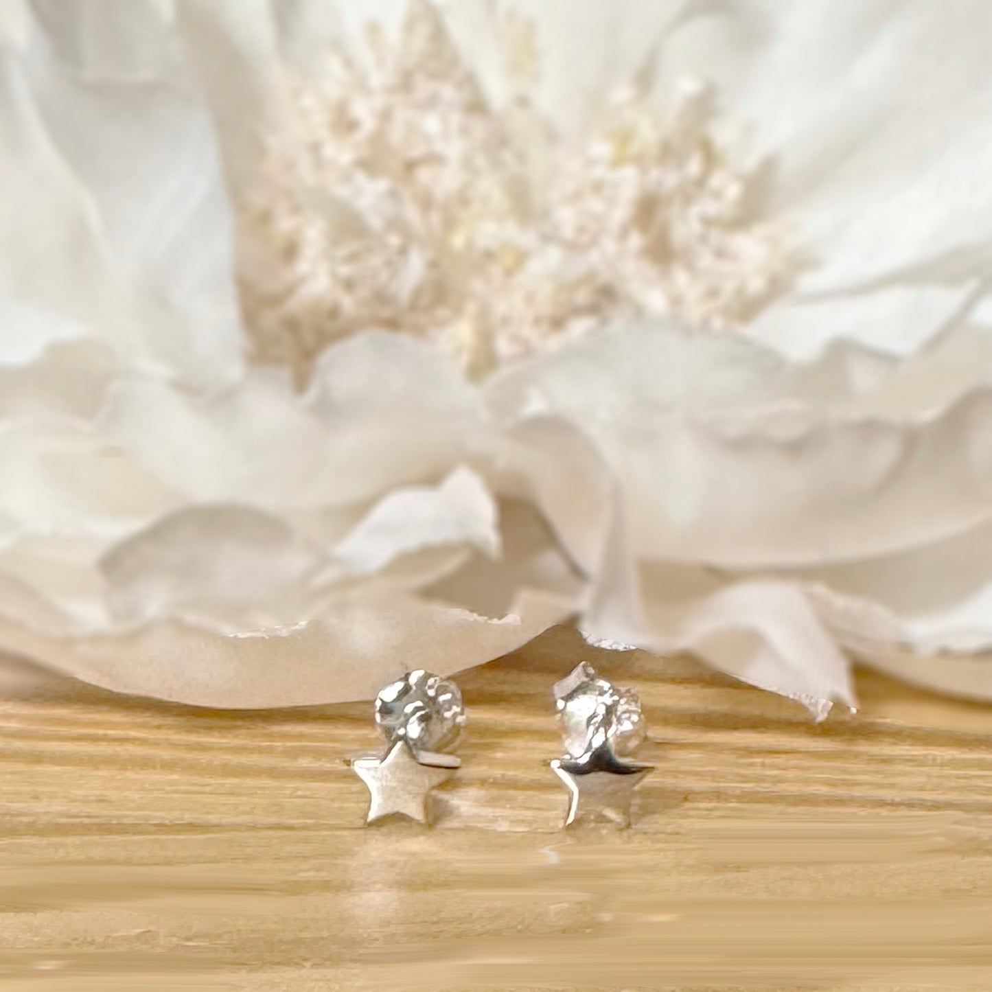 ✨ 925 Silver Star Stud Earrings