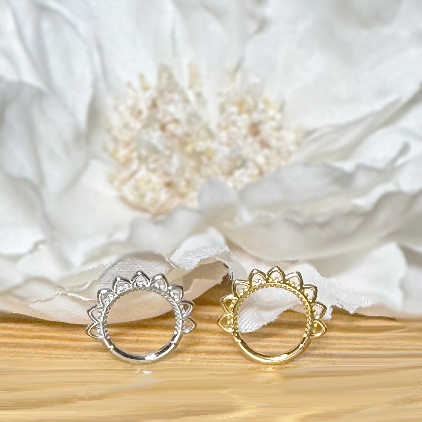 Surgical Steel Heart Filigree Hinged Clicker Hoop Ring