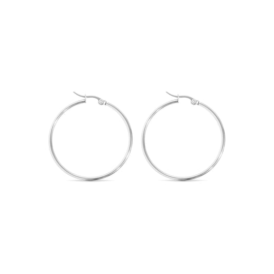 ✨ Round Tube Large Hoop Earrings