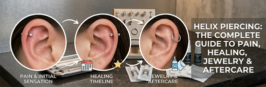Helix Piercing: The Complete Guide to Pain, Healing, Jewelry & Aftercare