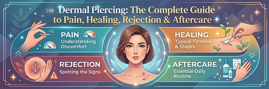 Dermal Piercing: The Complete Guide to Pain, Healing, Rejection & Aftercare