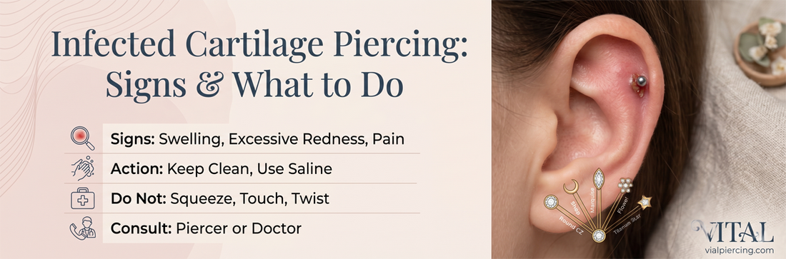 Cartilage Piercing Infections: How to Tell If It's Real and What to Do About It