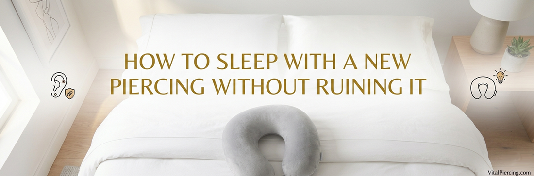 How to Sleep with a New Piercing Without Ruining It