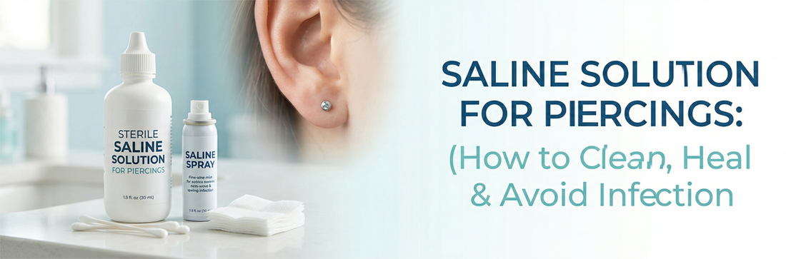 Saline Solution for Piercings: How to Clean, Heal & Avoid Infection