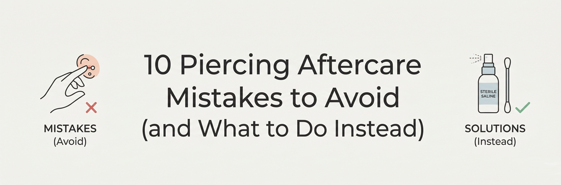 10 Piercing Aftercare Mistakes to Avoid (and What to Do Instead)