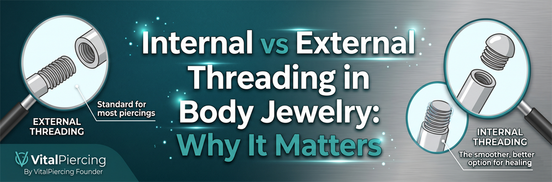 Internal vs External Threading in Body Jewelry: Why It Matters