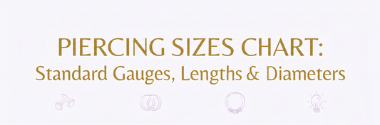 Piercing Sizes Chart: Standard Gauges, Lengths &amp; Diameters