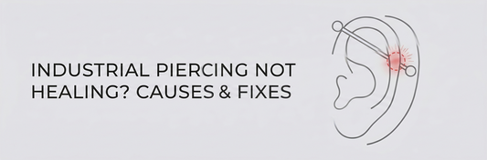 Industrial Piercing Not Healing? Causes & Fixes