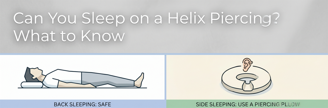 Can You Sleep on a Helix Piercing? What to Know