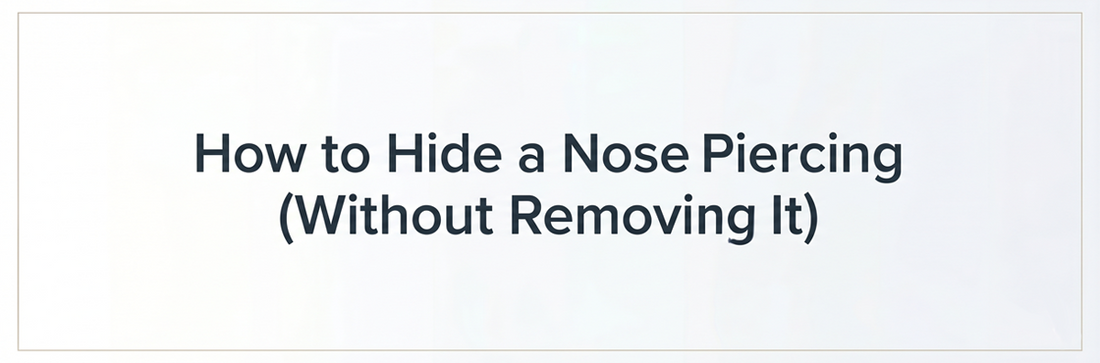 How to Hide a Nose Piercing (Without Removing It)
