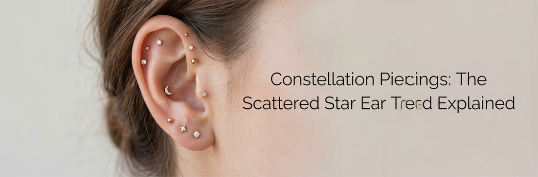 Constellation Piercings: The Scattered Star Ear Trend Explained