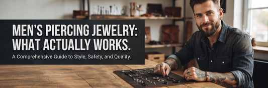 Men's Piercing Jewelry: What Actually Works