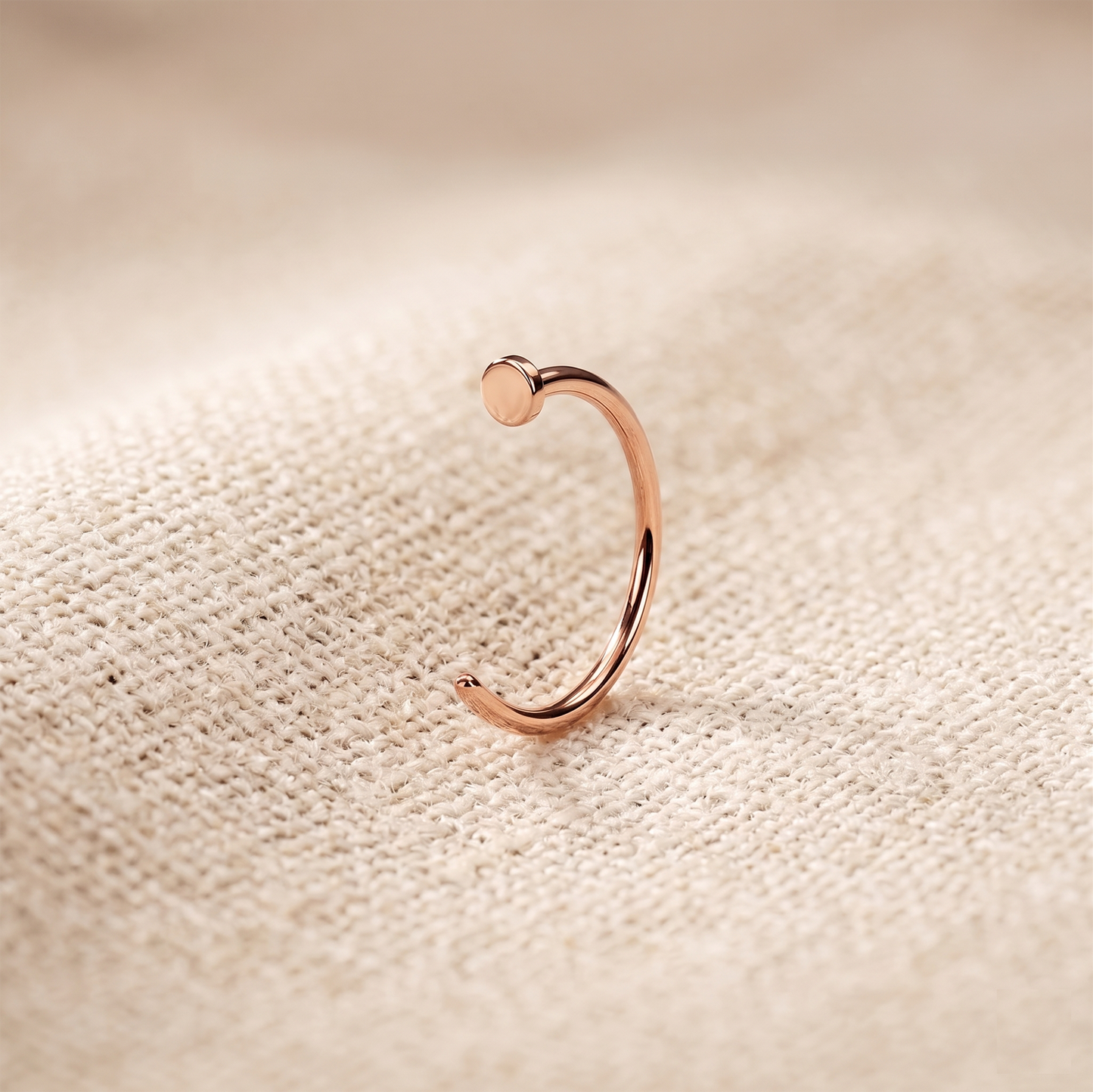 Surgical Steel Nose Hoop Ring 18G 20G