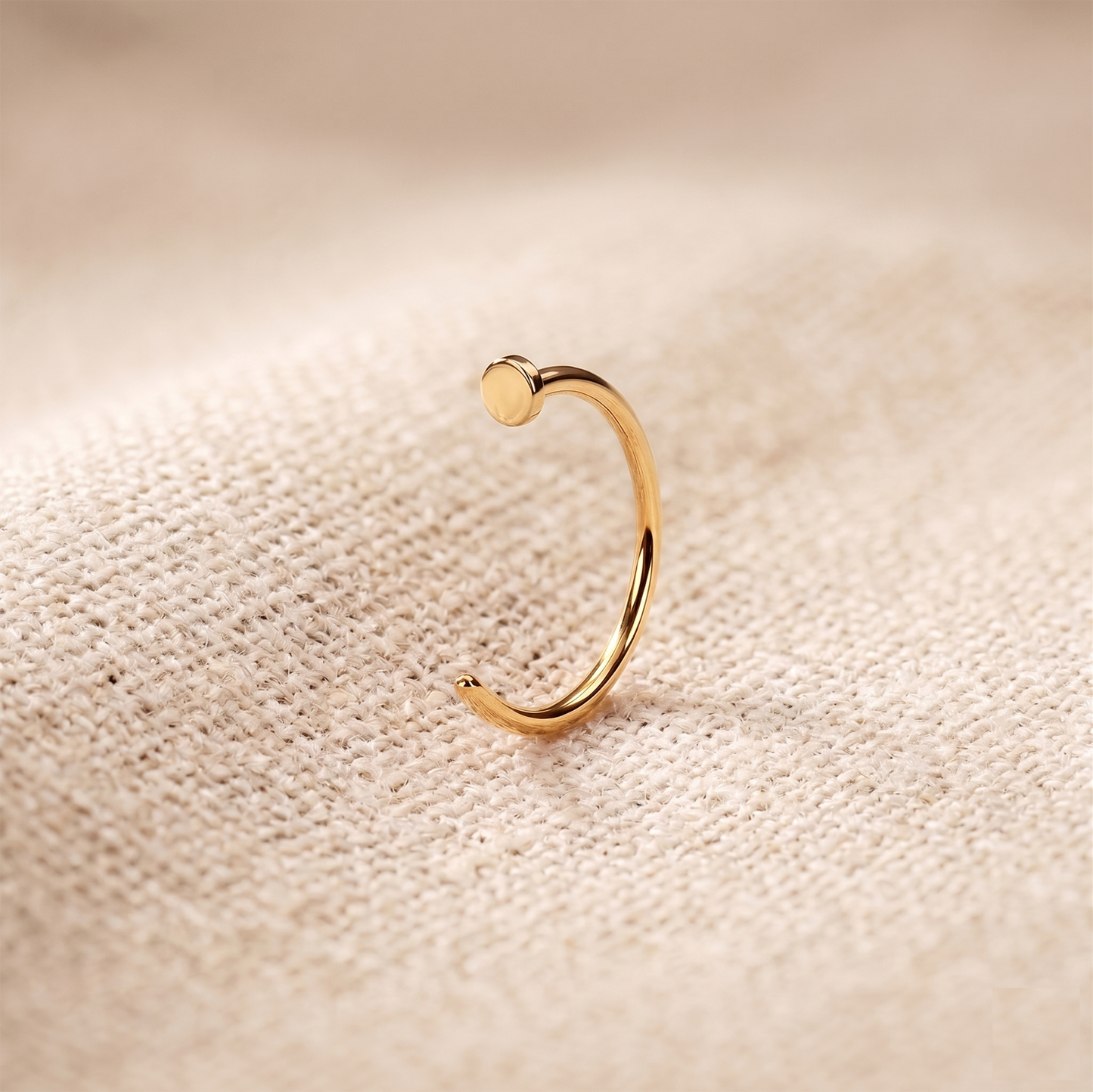 Surgical Steel Nose Hoop Ring 18G 20G