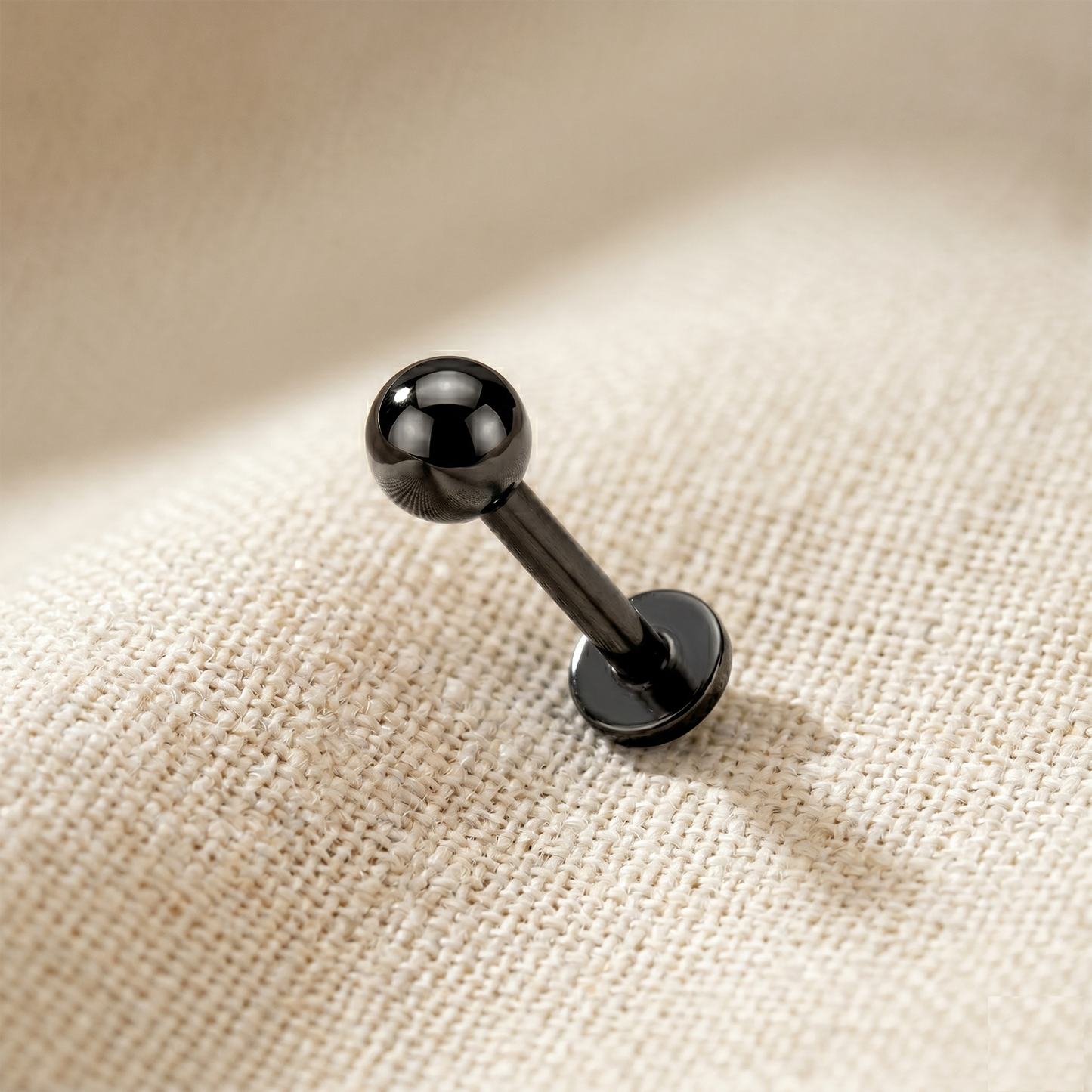 Surgical Steel Round Ball Threadless Stud - Color