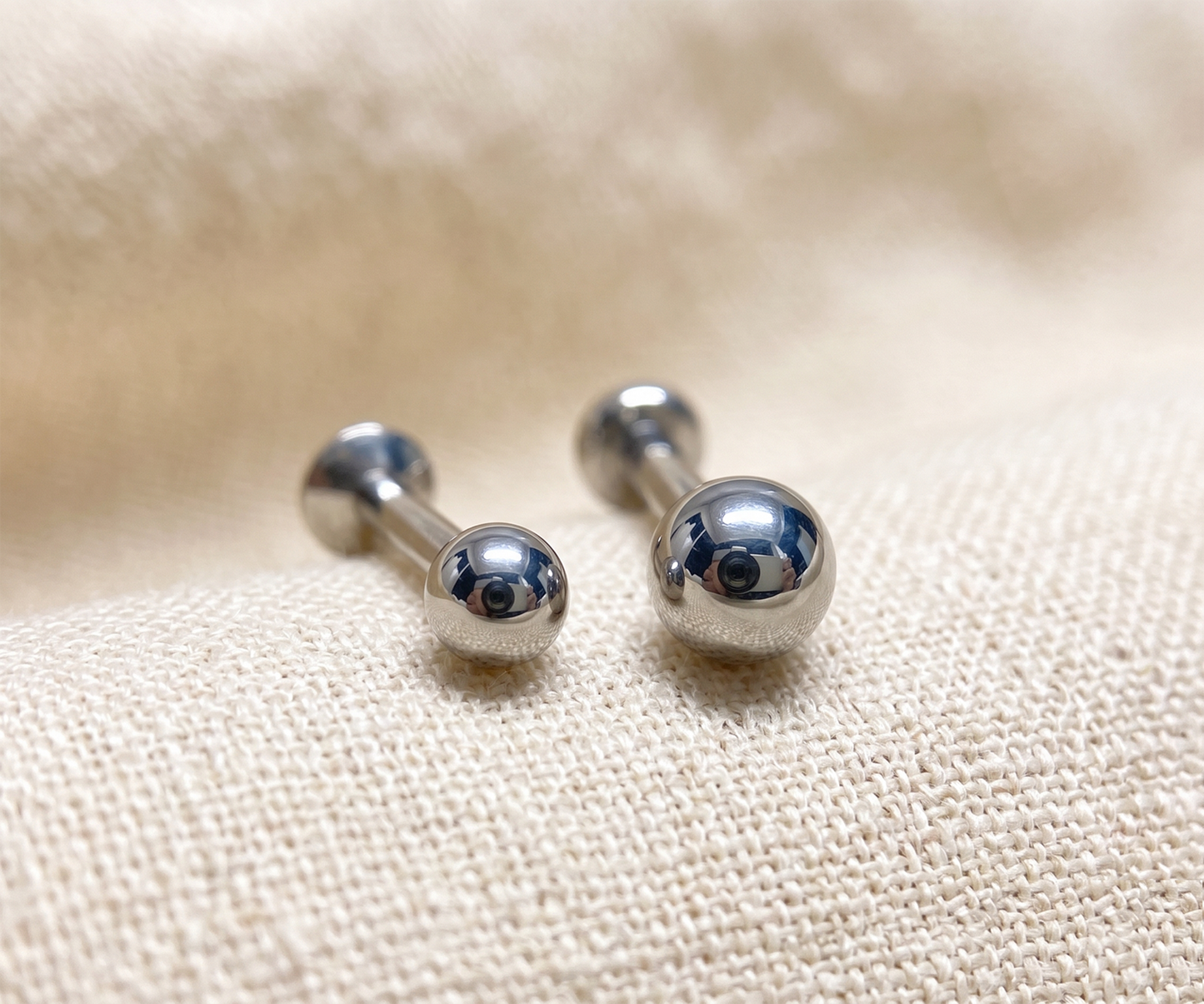 Surgical Steel Round Ball Threadless Stud