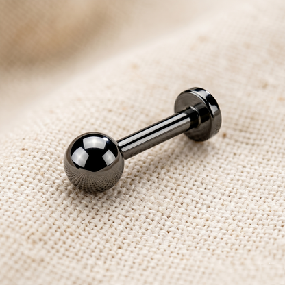 Titanium Threaded Ball Top Labret Stud 16G