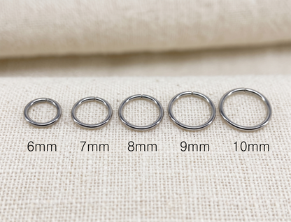 Titanium Bendable Seamless Hoop Ring 18G 20G