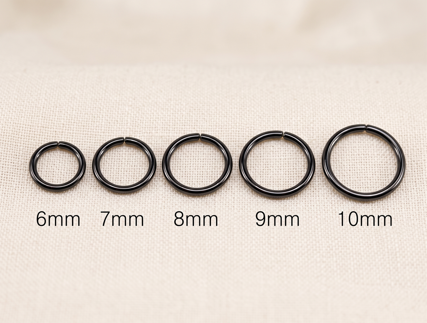 Annealed Rounded Ends Cut Hoop Rings