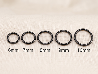 Annealed Rounded Ends Cut Hoop Rings