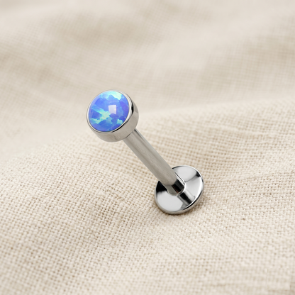 Surgical Steel Opal Threadless Stud