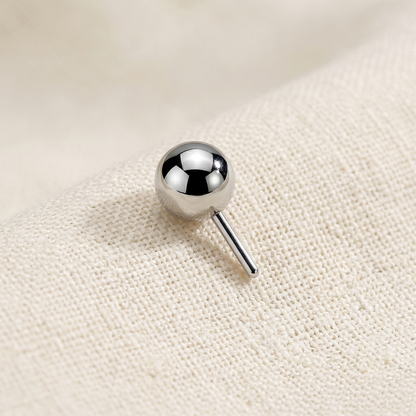 Titanium Round Ball Threadless Top