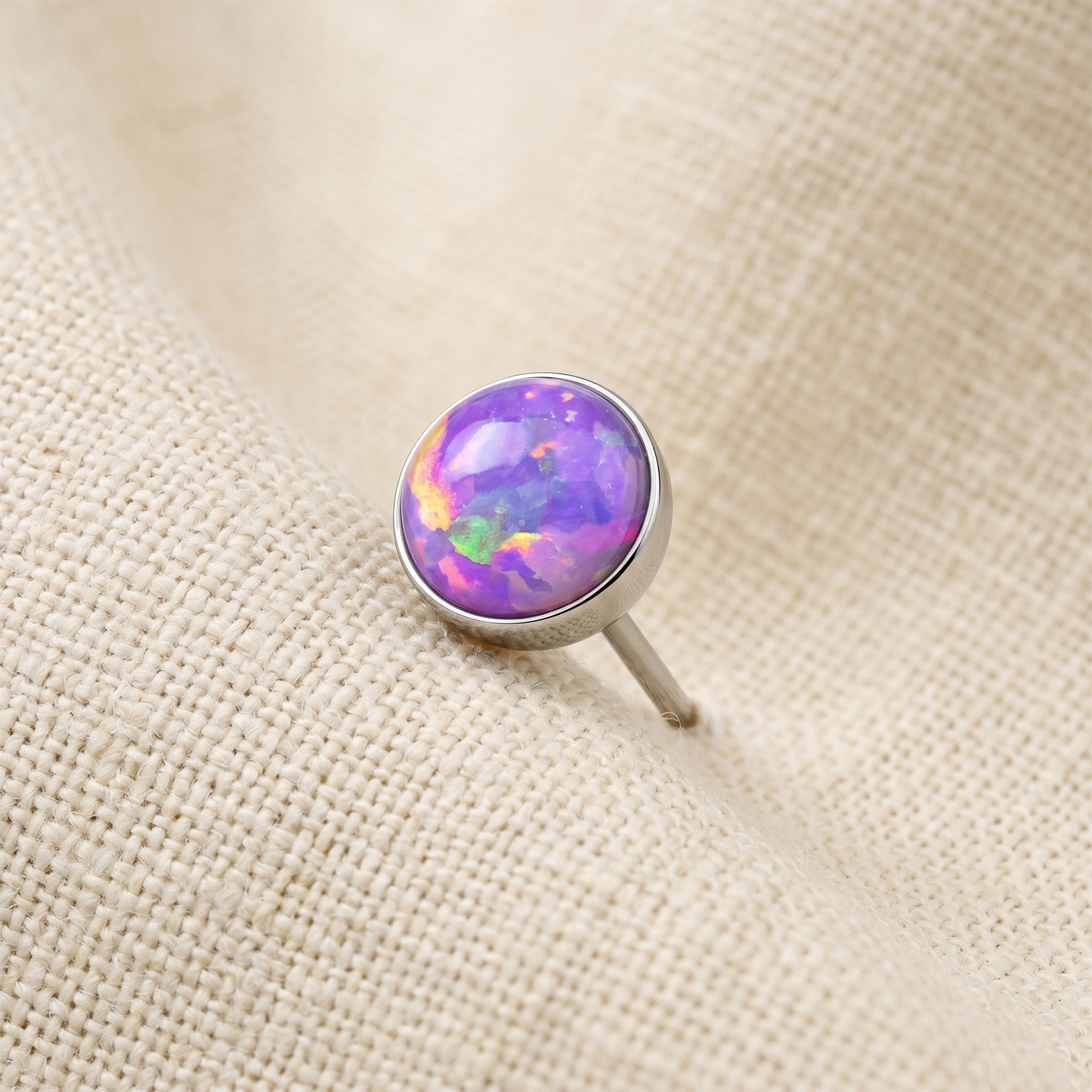 Titanium Opal Bezel Threadless Top