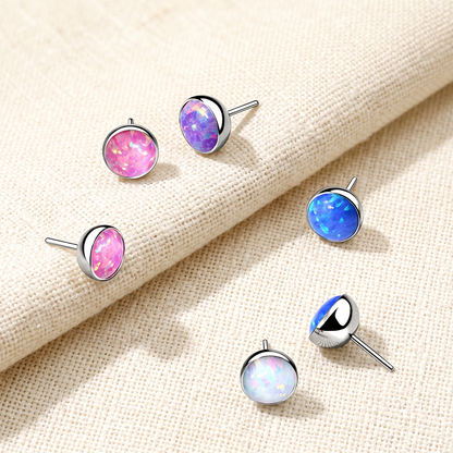Titanium Opal Bezel Threadless Top