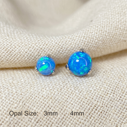 Titanium Opal Ball Threadless Top