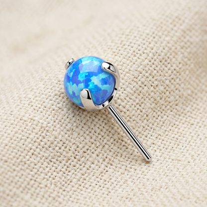 Titanium Opal Ball Threadless Top