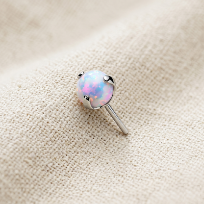 Titanium Opal Ball Threadless Top