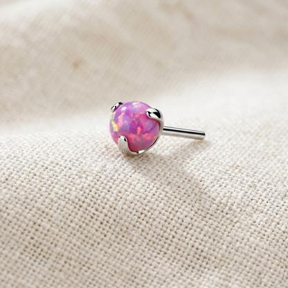 Titanium Opal Ball Threadless Top