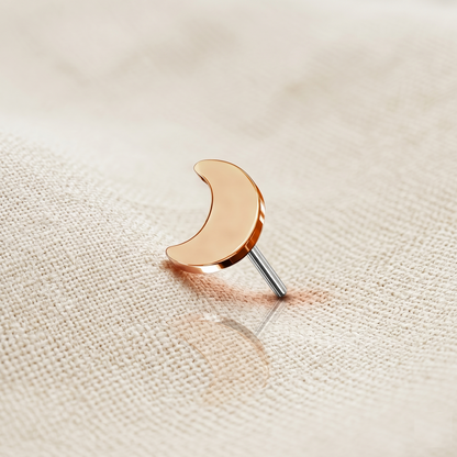 Titanium Crescent Moon Threadless Top