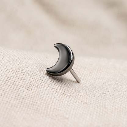 Titanium Crescent Moon Threadless Top