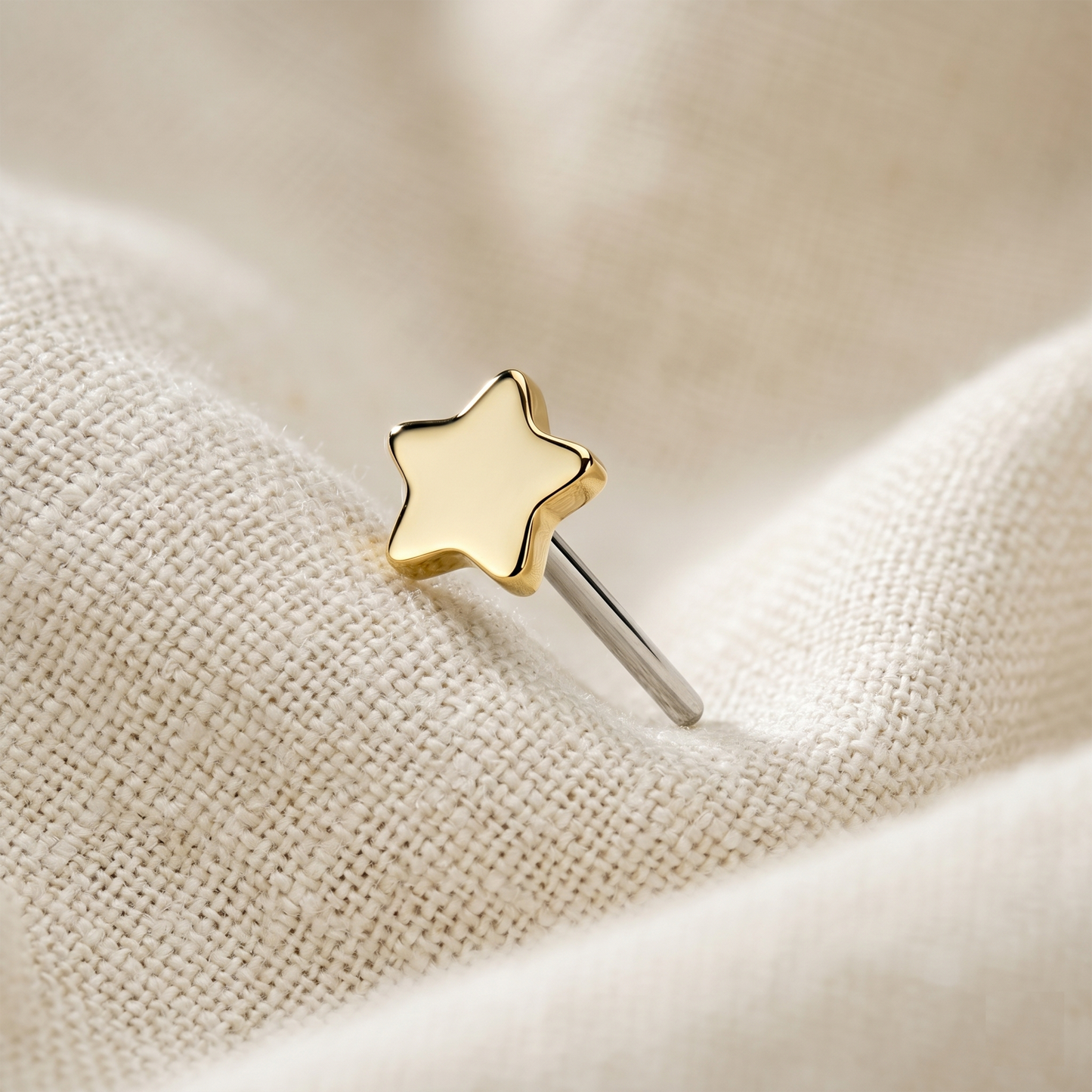 Titanium Plain Star Threadless Top