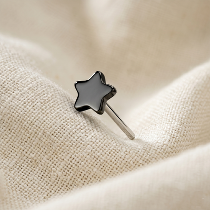 Titanium Plain Star Threadless Top