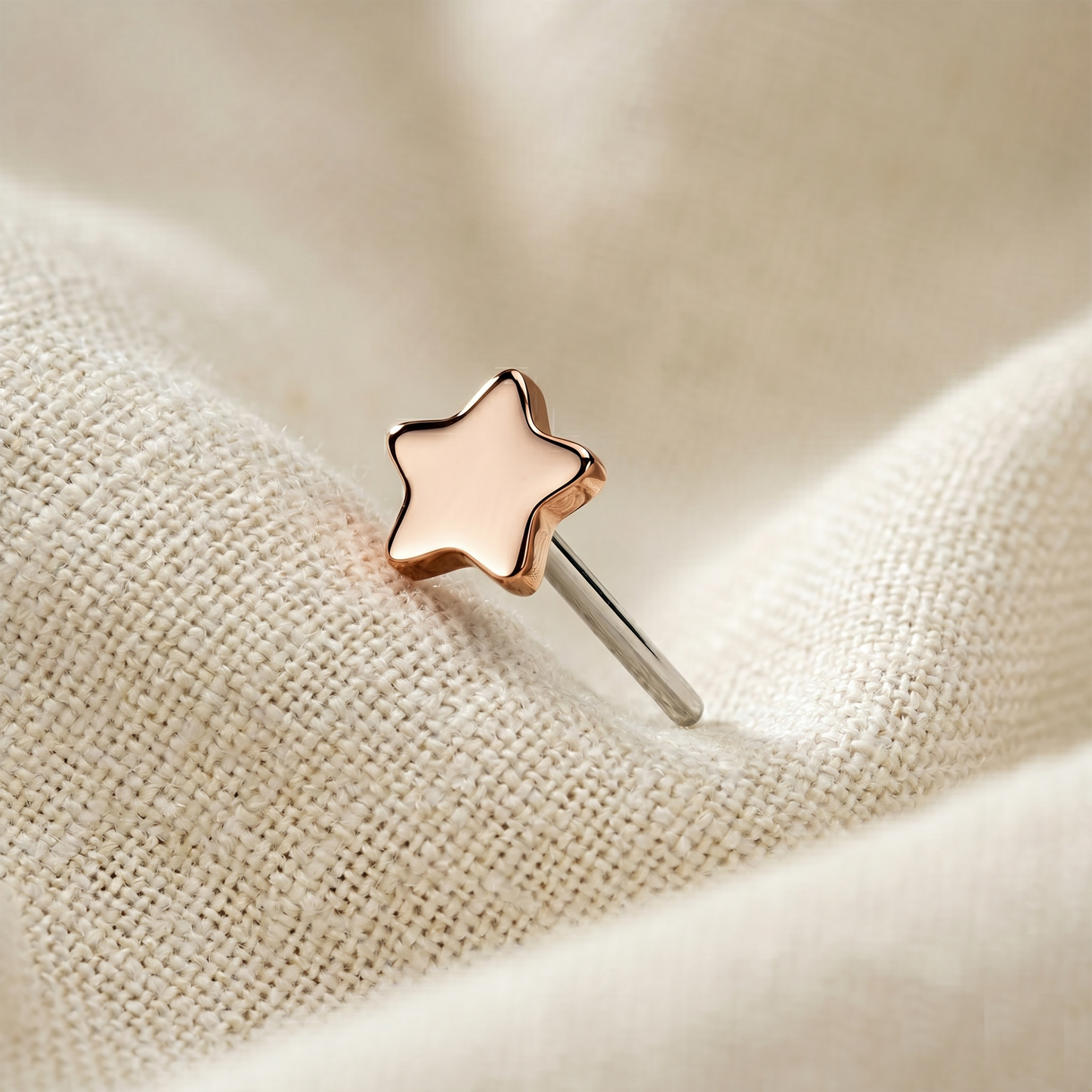 Titanium Plain Star Threadless Top