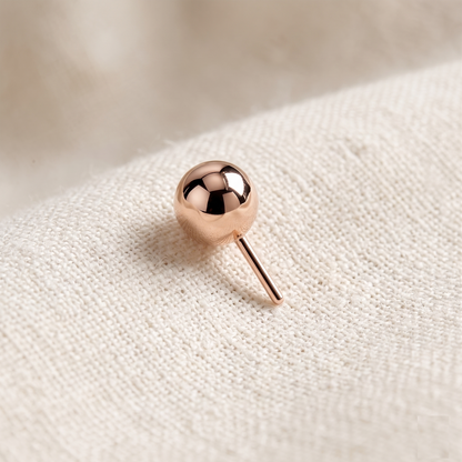 Titanium Round Ball Threadless Top