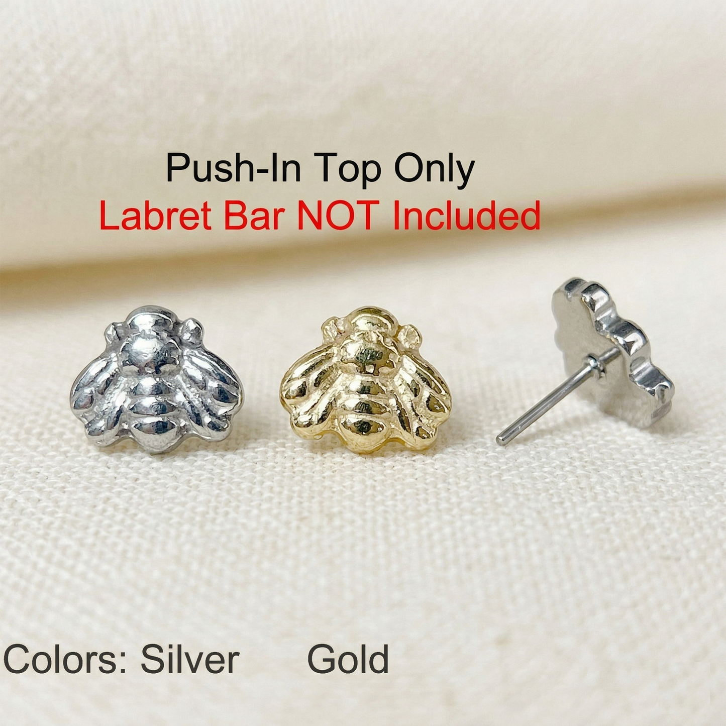 Titanium Bee Threadless Top