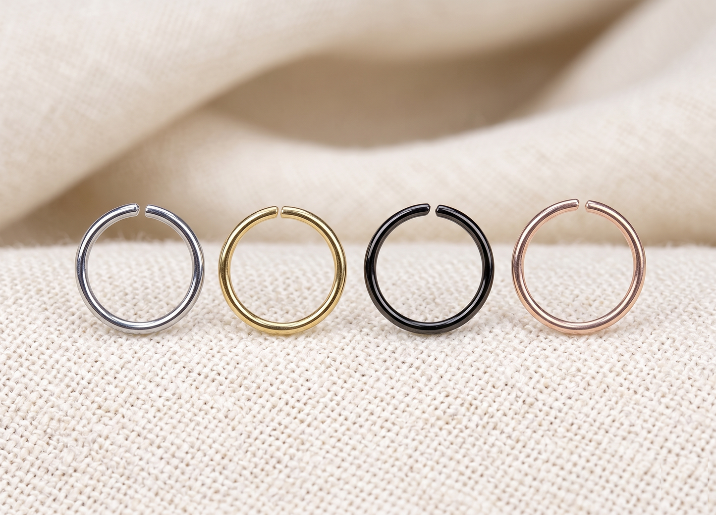 Titanium Seamless Bendable Hoop