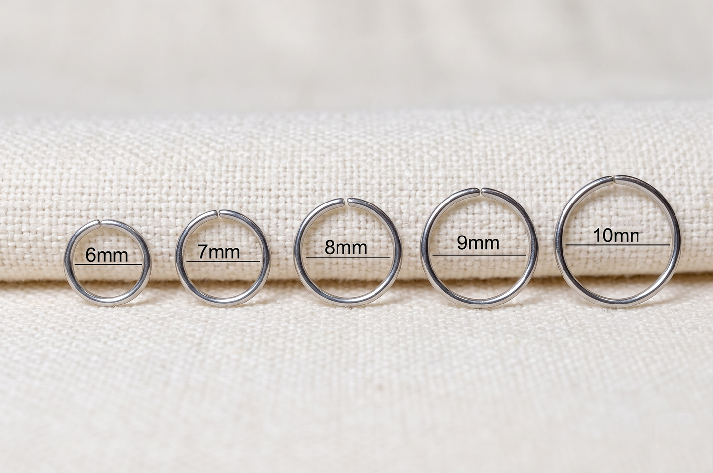 Titanium Seamless Bendable Hoop